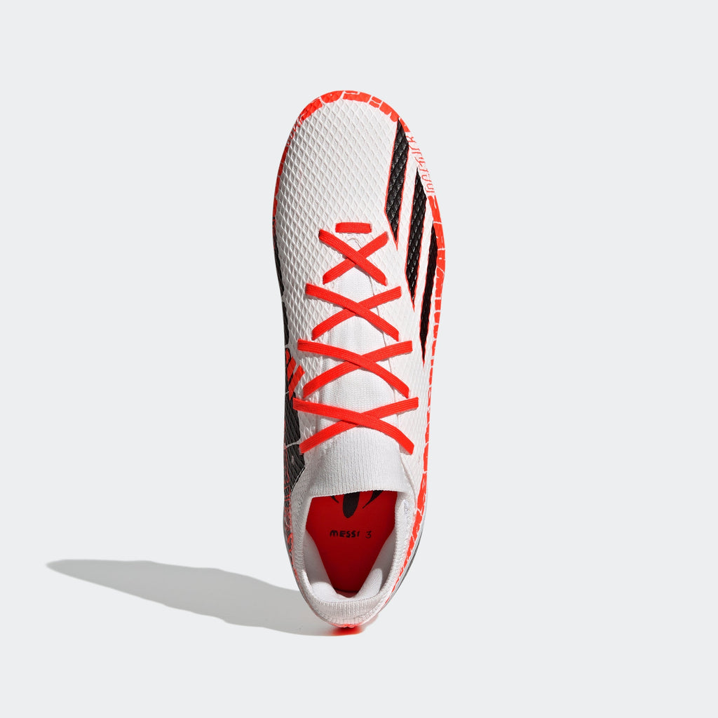 2026 New Arrival adidas Speedportal Messi 3 FG Firm Ground Soccer Cleats White/Black/Red wholesalehk.shop