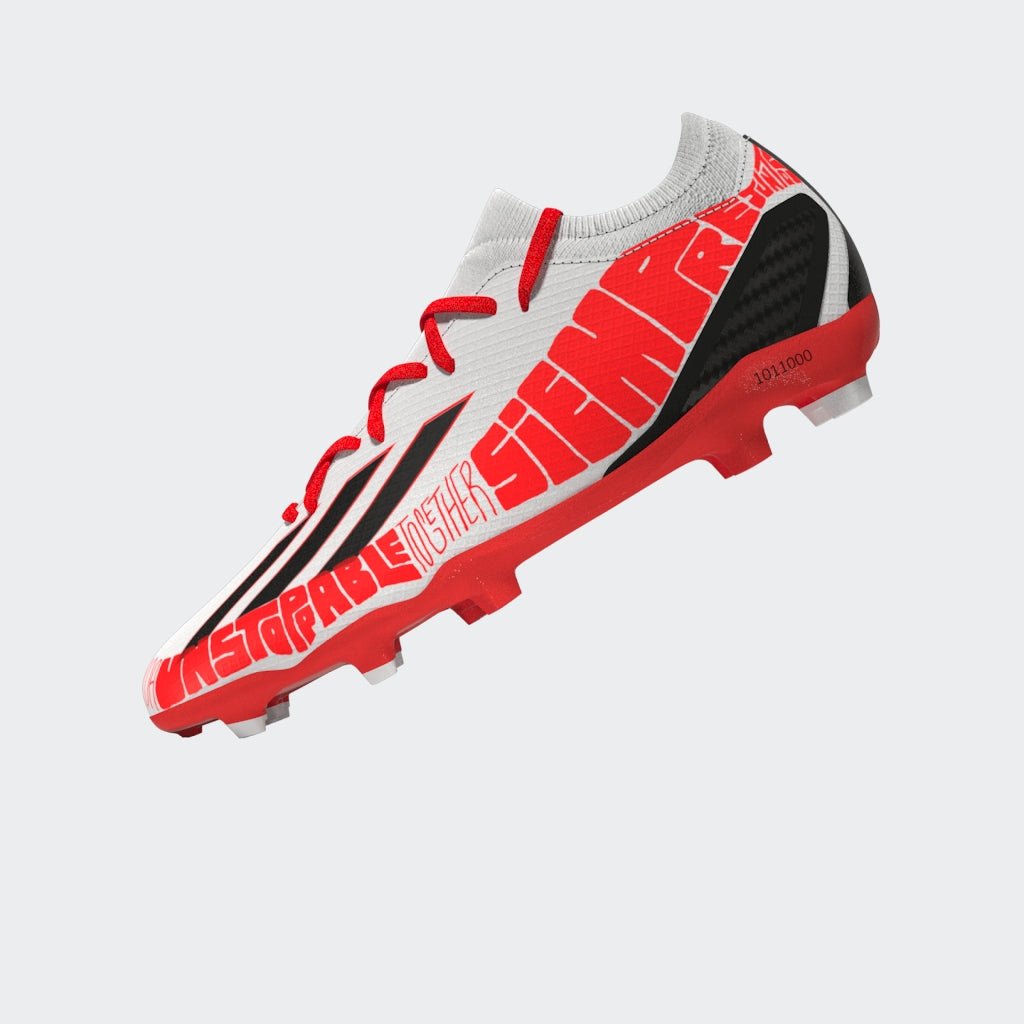 2026 New Arrival adidas Speedportal Messi 3 FG Firm Ground Soccer Cleats White/Black/Red wholesalehk.shop