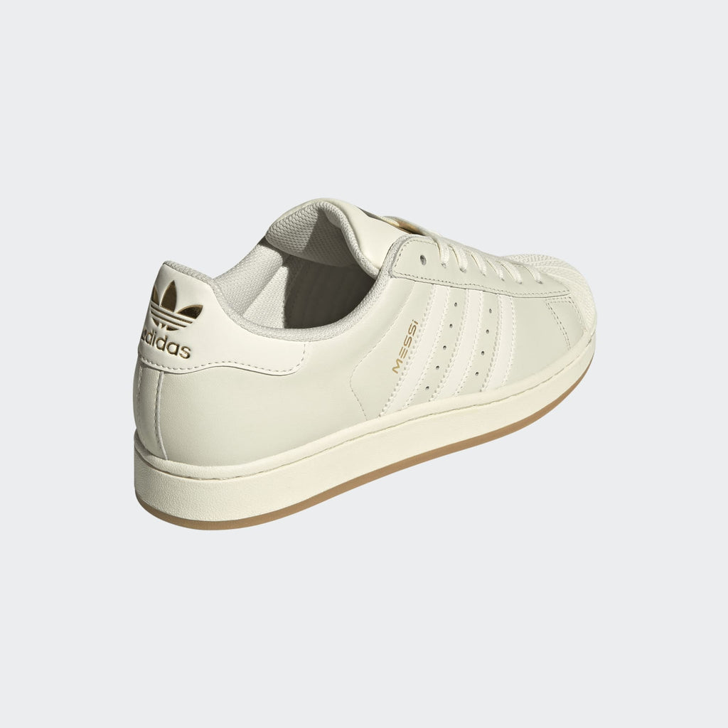 2026 New Arrival adidas Superstar Messi Men's Soccer Shoes - Ivory/Gold wholesalehk.shop