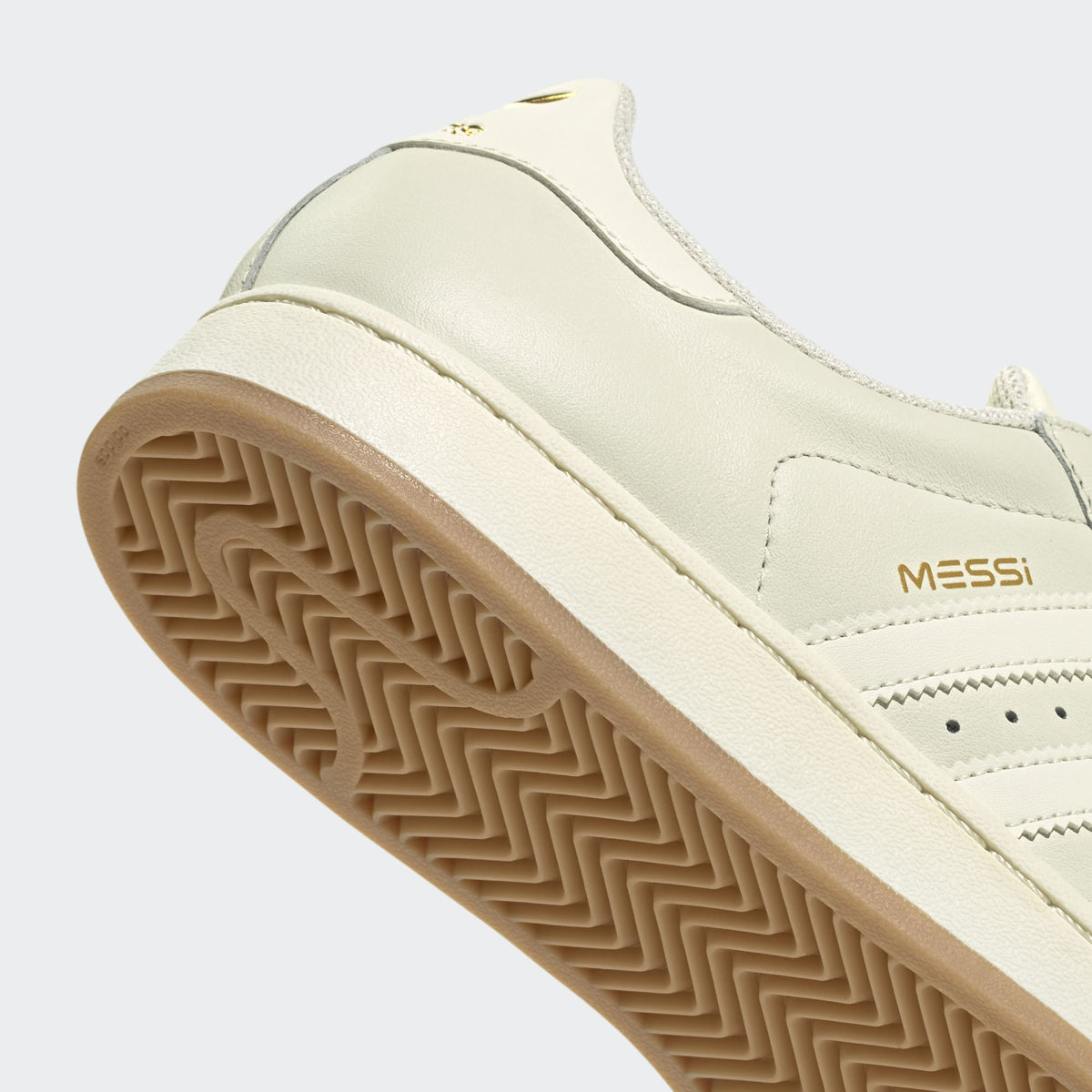 2026 New Arrival adidas Superstar Messi Men's Soccer Shoes - Ivory/Gold wholesalehk.shop