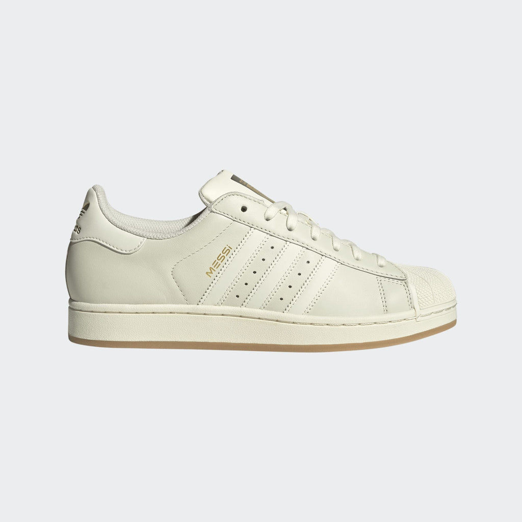 2026 New Arrival adidas Superstar Messi Men's Soccer Shoes - Ivory/Gold wholesalehk.shop