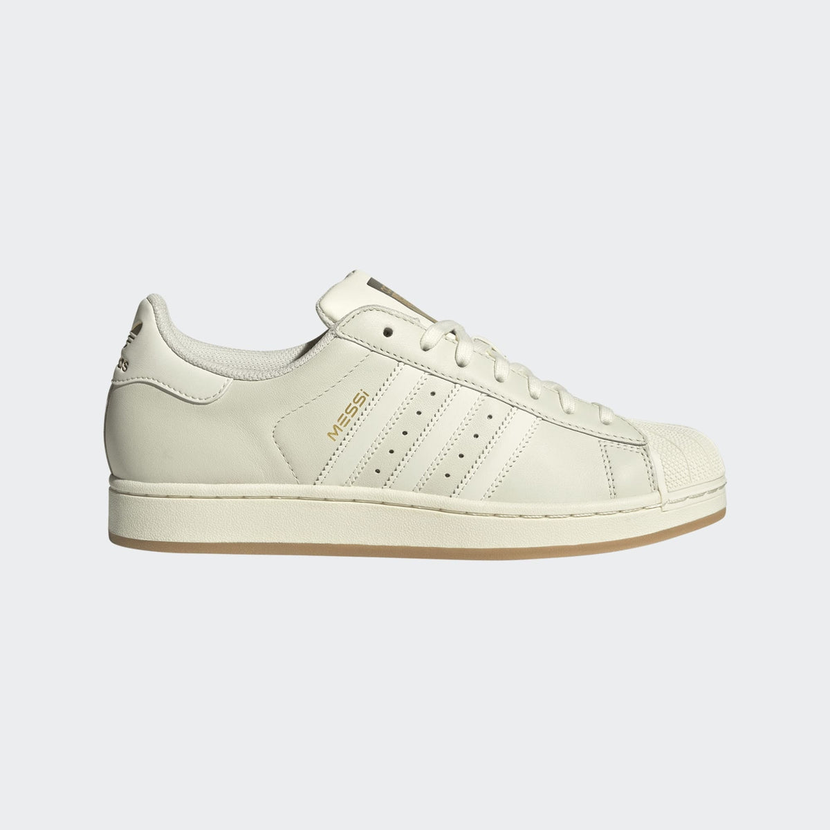 2026 New Arrival adidas Superstar Messi Men's Soccer Shoes - Ivory/Gold wholesalehk.shop