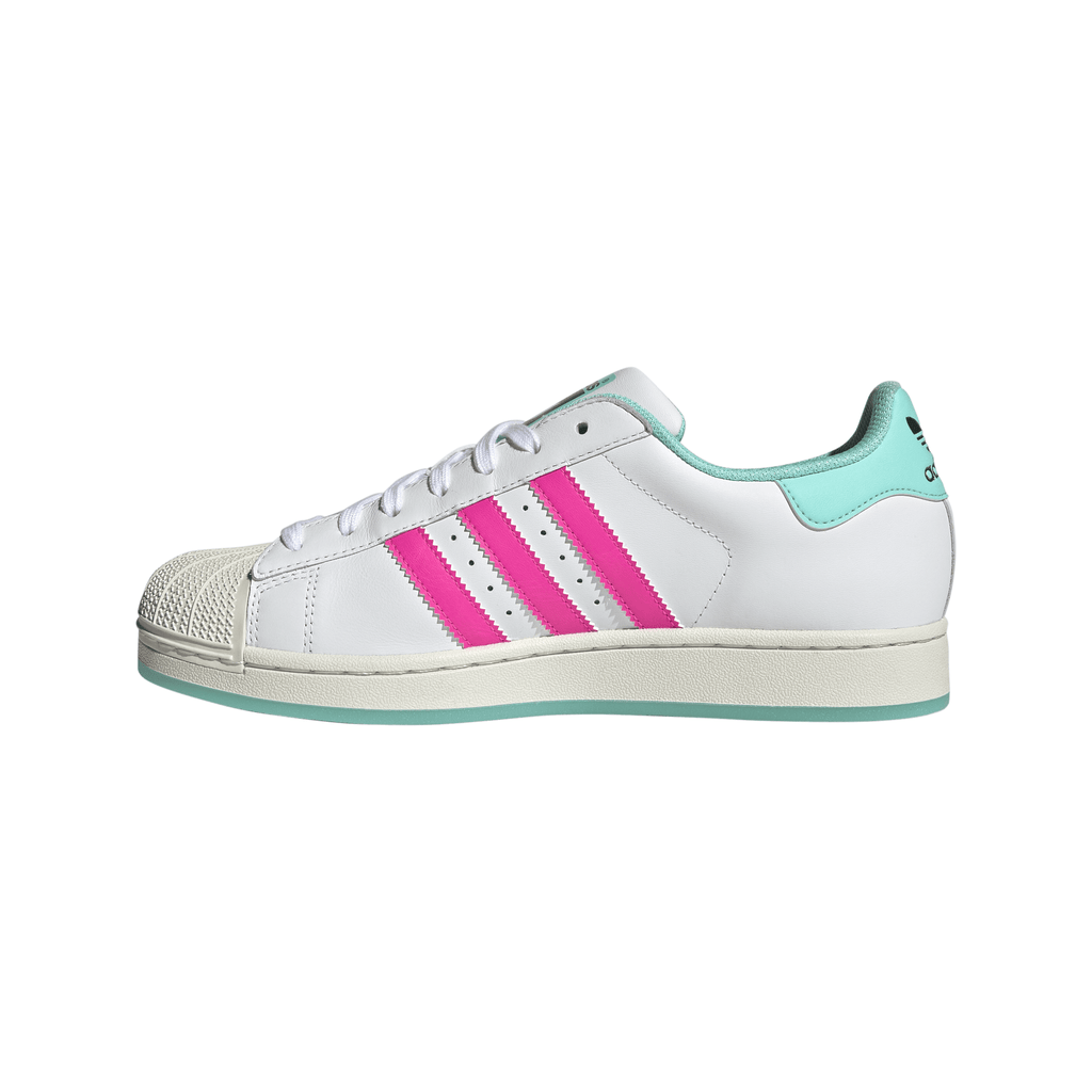 2026 New Arrival adidas Superstar Messi Men's Soccer Shoes - White/Pink/Aqua wholesalehk.shop