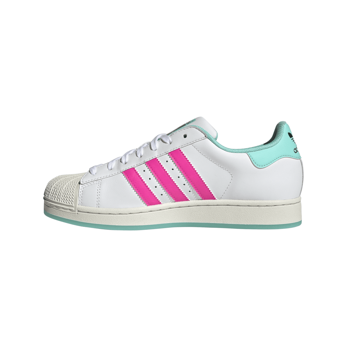 2026 New Arrival adidas Superstar Messi Men's Soccer Shoes - White/Pink/Aqua wholesalehk.shop