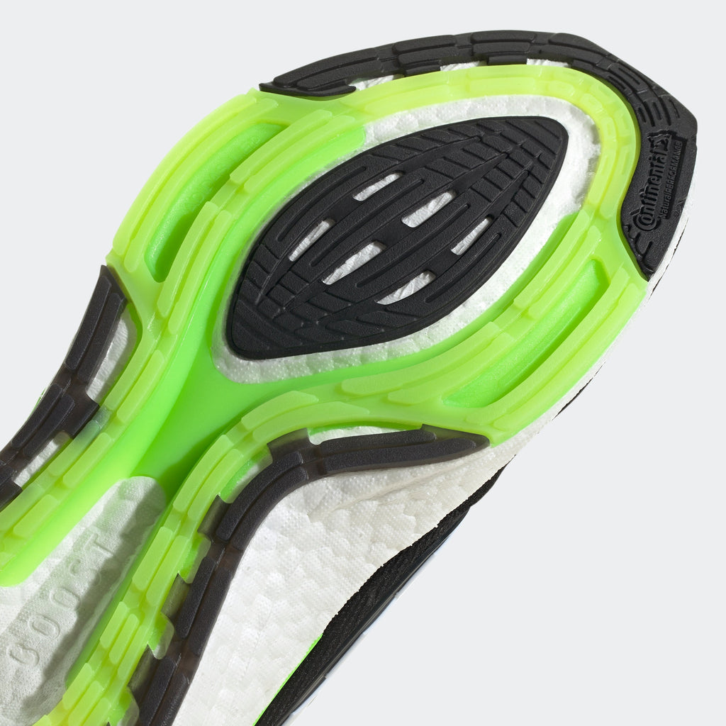 2026 New Arrival adidas Ultraboost 22 Black/White/Solar Green wholesalehk.shop