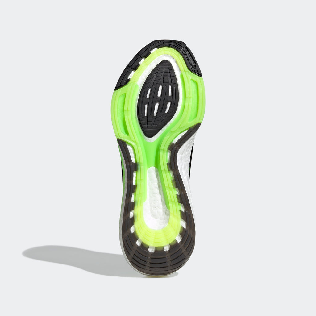 2026 New Arrival adidas Ultraboost 22 Black/White/Solar Green wholesalehk.shop