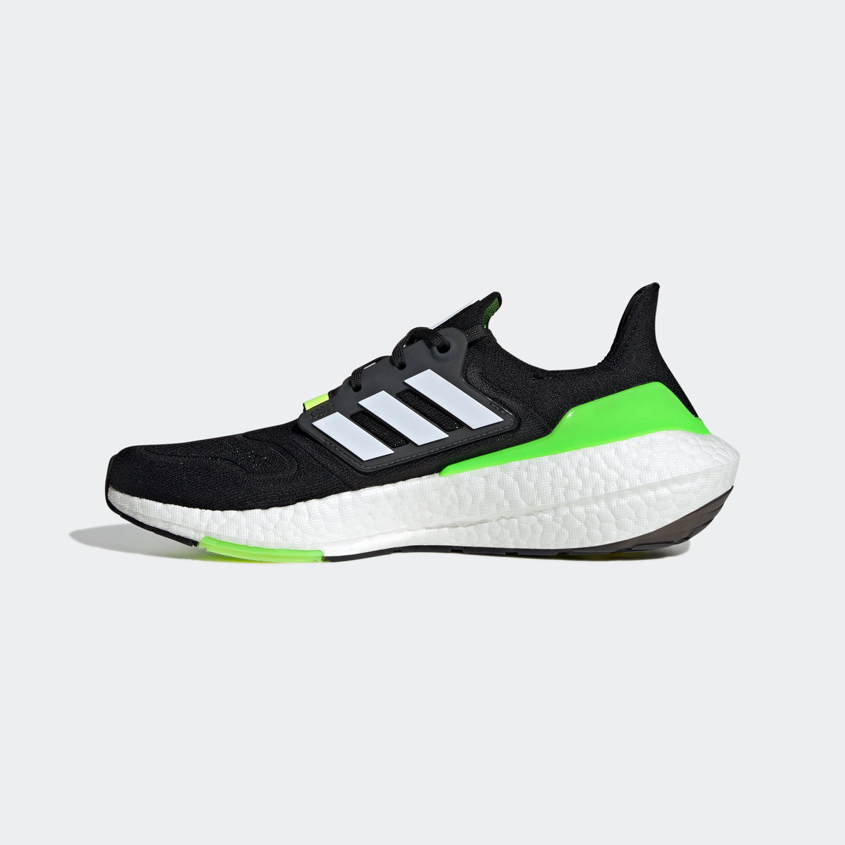 2026 New Arrival adidas Ultraboost 22 Black/White/Solar Green wholesalehk.shop