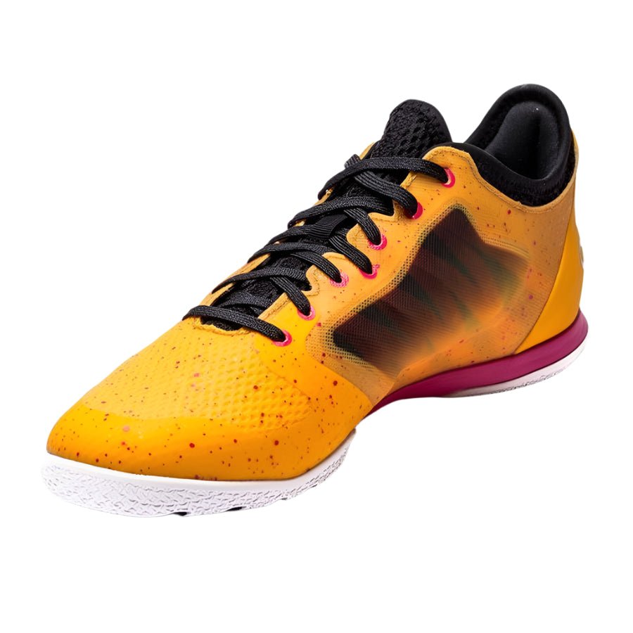 2026 New Arrival adidas X 15.1 Court Indoor Soccer Shoes - Solar Gold/Black/Shock Pink wholesalehk.shop
