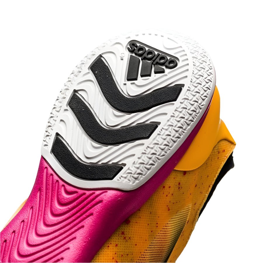 2026 New Arrival adidas X 15.1 Court Indoor Soccer Shoes - Solar Gold/Black/Shock Pink wholesalehk.shop