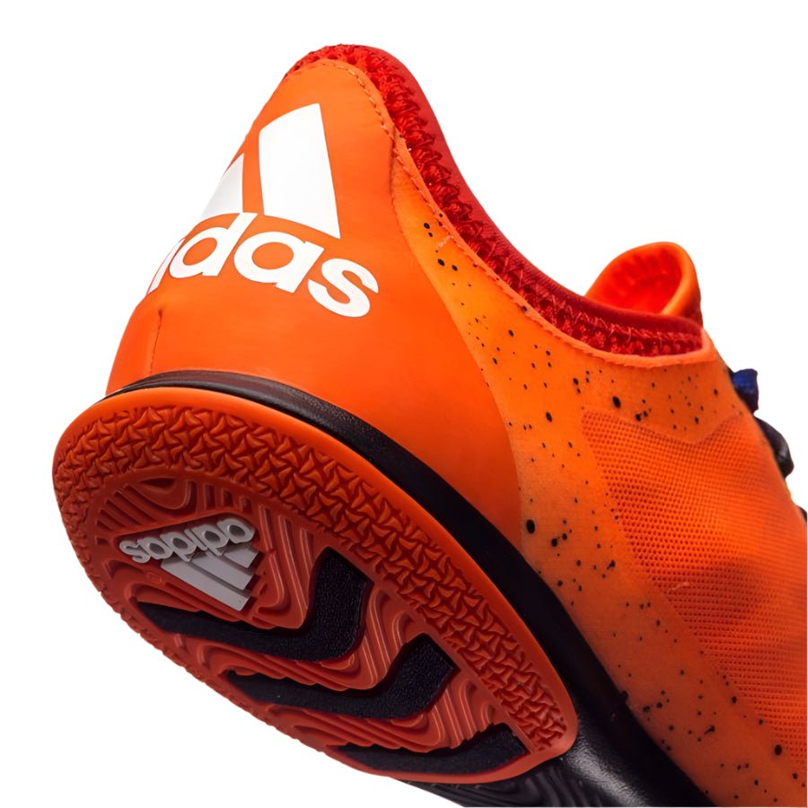 2026 New Arrival adidas X 15.1 Court Indoor Soccer Shoes - Solar Orange/White/Black wholesalehk.shop