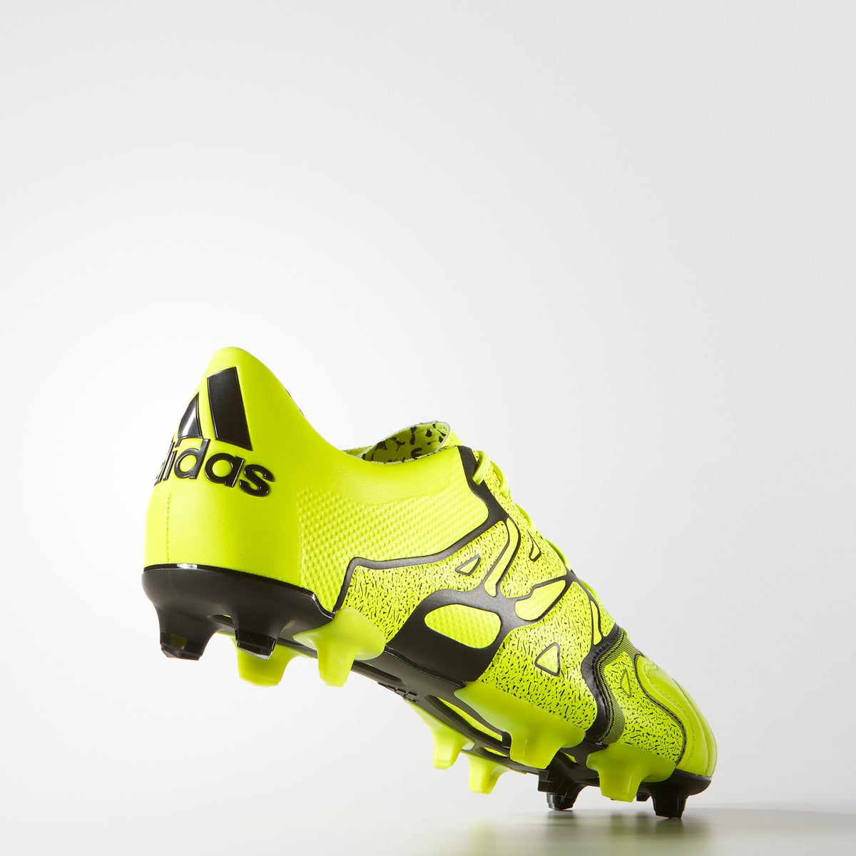 2026 New Arrival adidas X 15.1 FG/AG Leather Multi-Ground Soccer Cleats - Solar Yellow/Black wholesalehk.shop