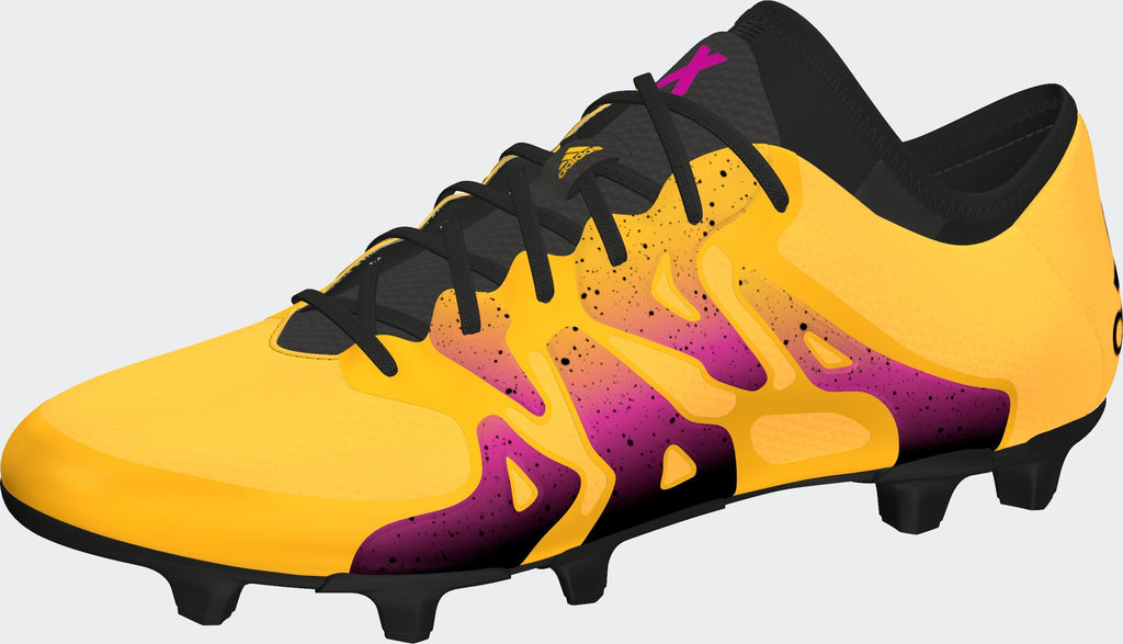 2026 New Arrival adidas X 15.1 FG/AG Multi-Ground Soccer Cleats - Solar Gold/Black/Shock Pink wholesalehk.shop