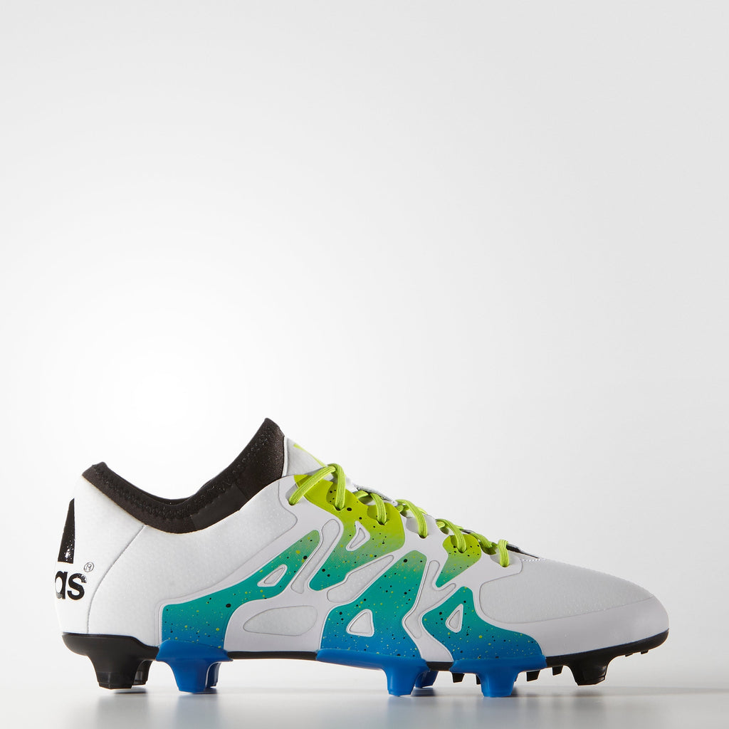 2026 New Arrival adidas X 15.1 FG/AG Multi-Ground Soccer Cleats - White/Solar Slime/Black wholesalehk.shop