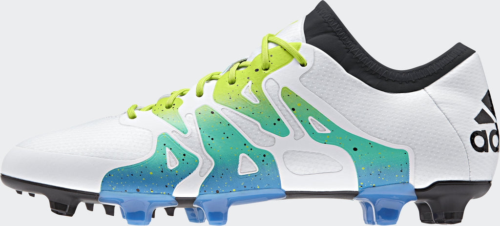 2026 New Arrival adidas X 15.1 FG/AG Multi-Ground Soccer Cleats - White/Solar Slime/Black wholesalehk.shop
