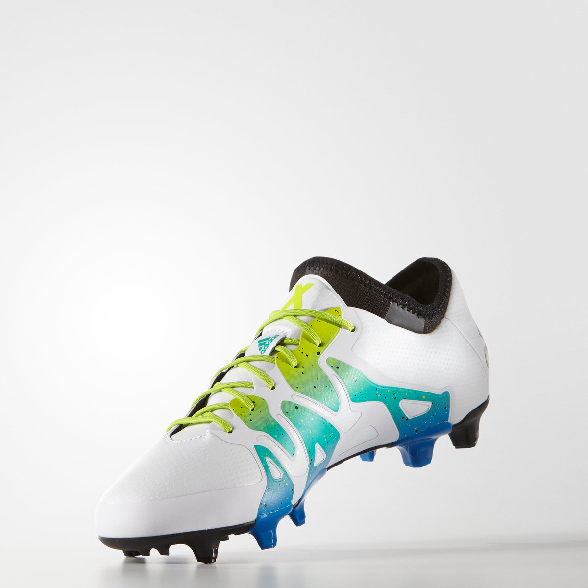 2026 New Arrival adidas X 15.1 FG/AG Multi-Ground Soccer Cleats - White/Solar Slime/Black wholesalehk.shop
