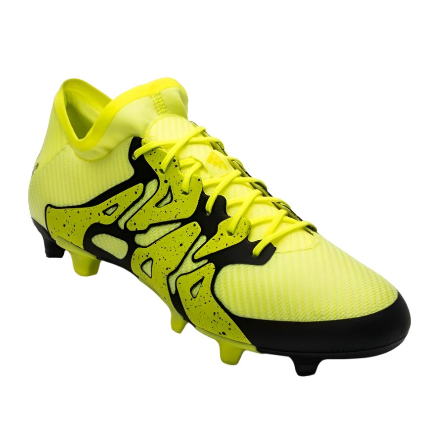 2026 New Arrival adidas X 15.1 FG/AG Multi-Ground Youth Soccer Cleats - Solar Yellow/Black wholesalehk.shop