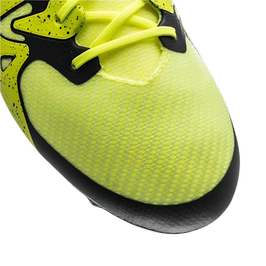 2026 New Arrival adidas X 15.1 FG/AG Multi-Ground Youth Soccer Cleats - Solar Yellow/Black wholesalehk.shop