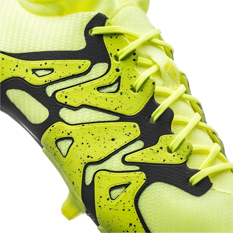 2026 New Arrival adidas X 15.1 FG/AG Multi-Ground Youth Soccer Cleats - Solar Yellow/Black wholesalehk.shop