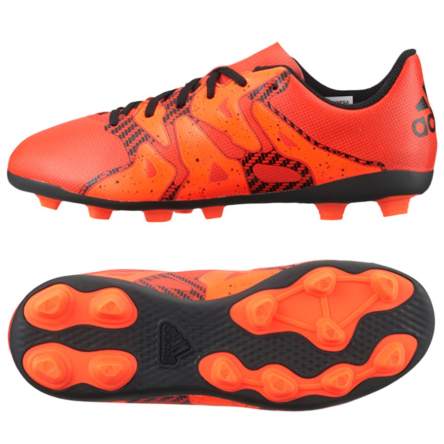 2026 New Arrival adidas X 15.4 FxG Firm Ground Youth Soccer Cleats - Bold Orange/White/Solar Orange wholesalehk.shop