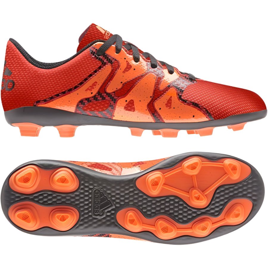 2026 New Arrival adidas X 15.4 FxG Firm Ground Youth Soccer Cleats - Bold Orange/White/Solar Orange wholesalehk.shop