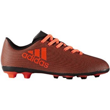 2026 New Arrival adidas X 17.4 FXG J Black/Red/Orang wholesalehk.shop
