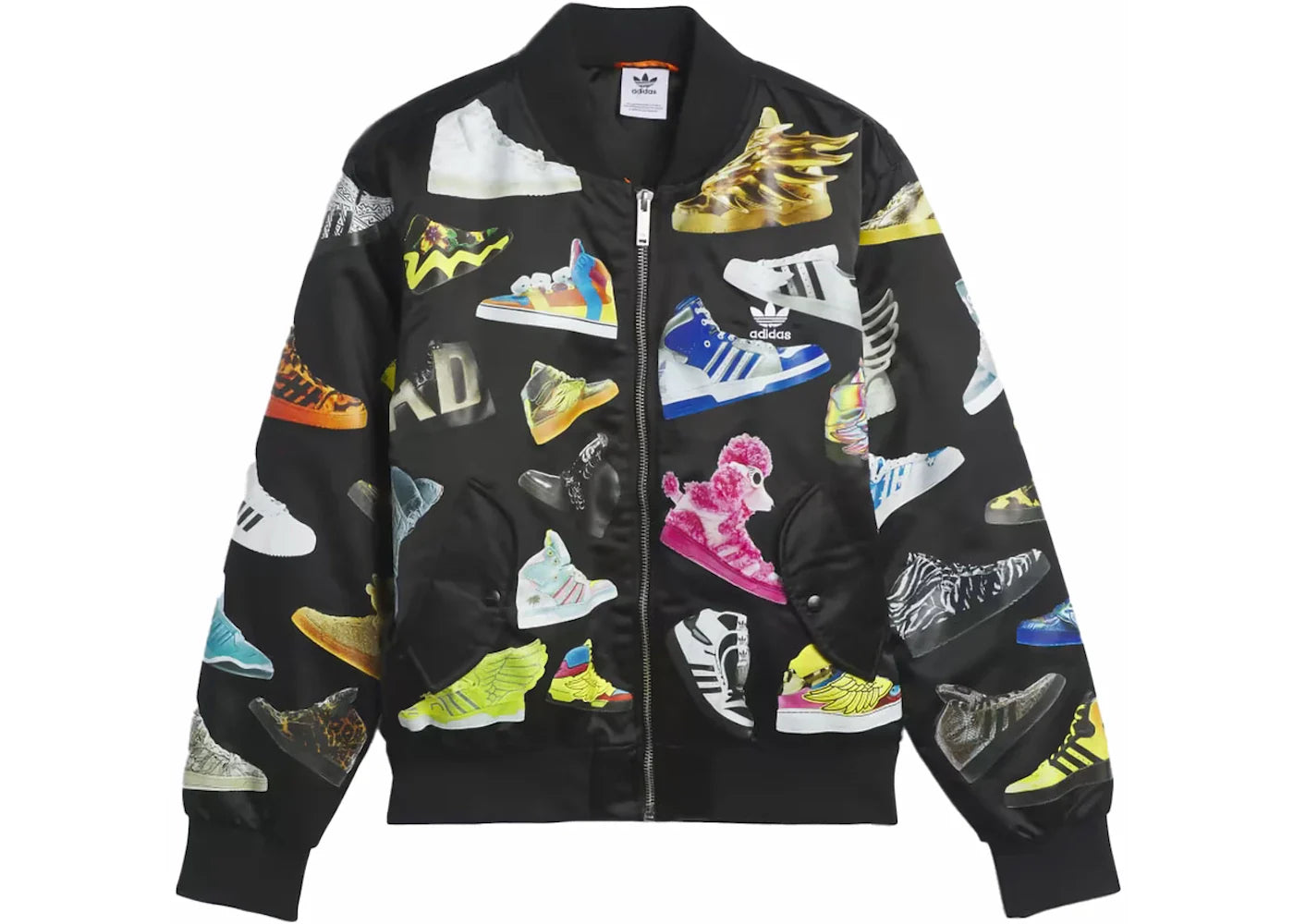 adidas x Jeremy Scott Js Archive Bomber Jacket Black wholesalehk.shop