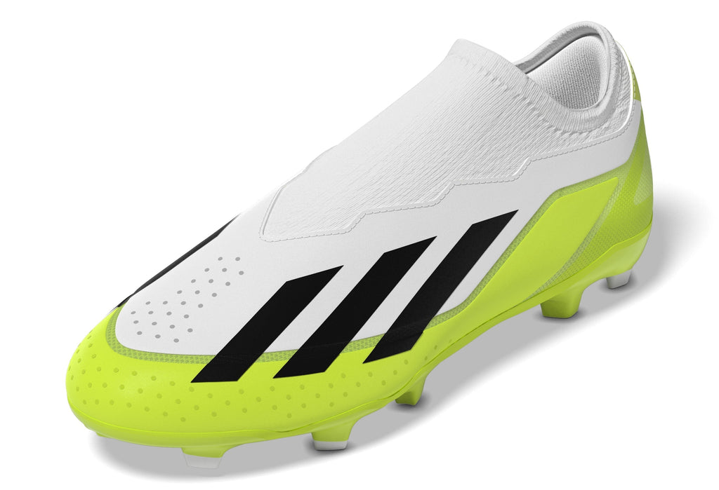2026 New Arrival adidas X Crazyfast.3 Laceless FG Firm Ground Soccer Cleats wholesalehk.shop