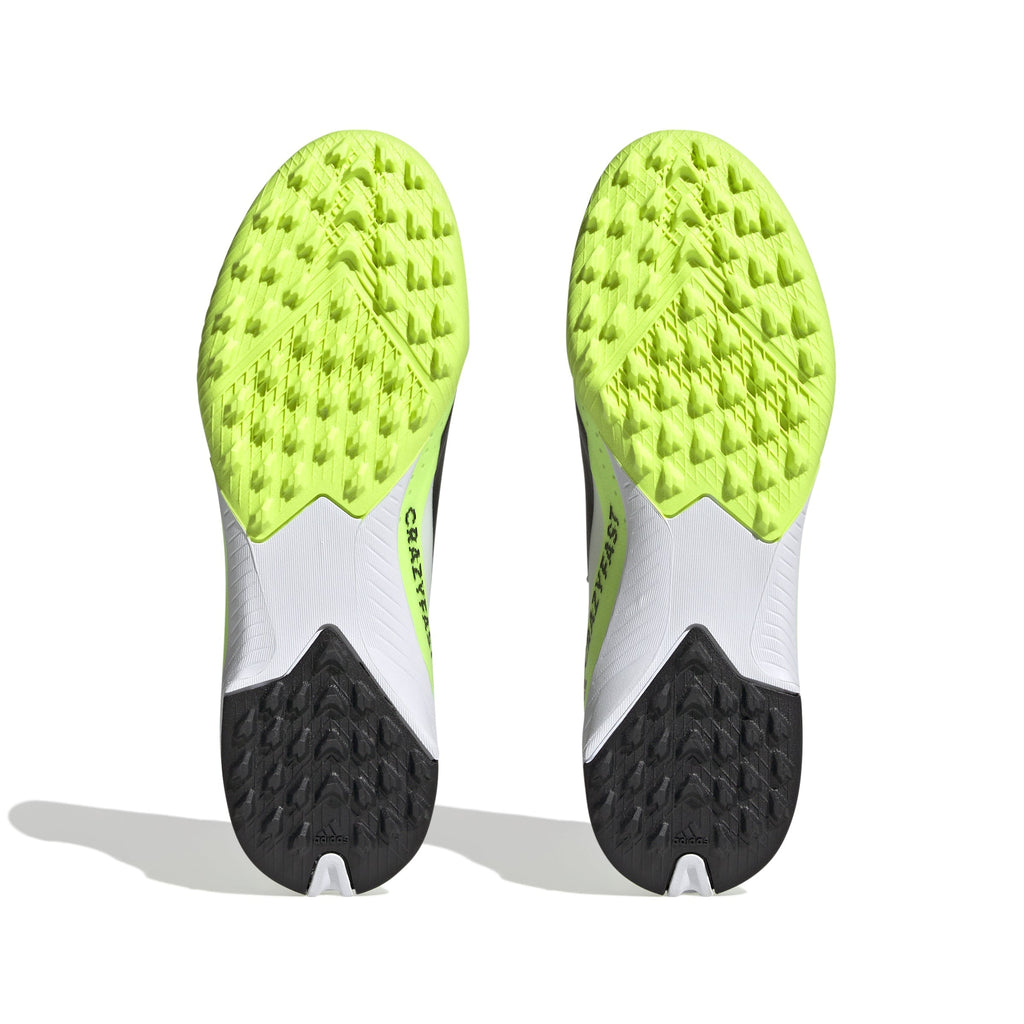 2026 New Arrival adidas X Crazyfast.3 TF Junior Turf Soccer Cleats - White/Black wholesalehk.shop