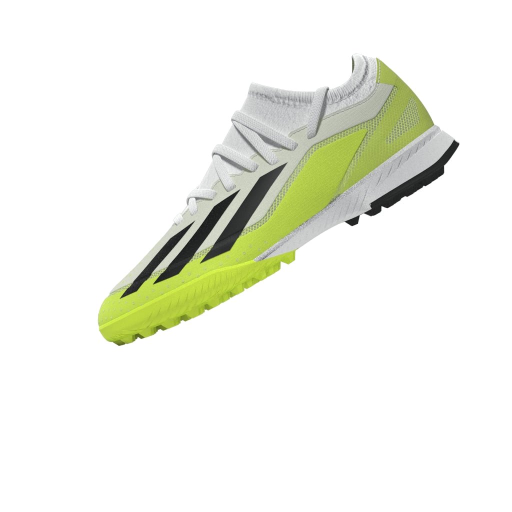 2026 New Arrival adidas X Crazyfast.3 TF Junior Turf Soccer Cleats - White/Black wholesalehk.shop