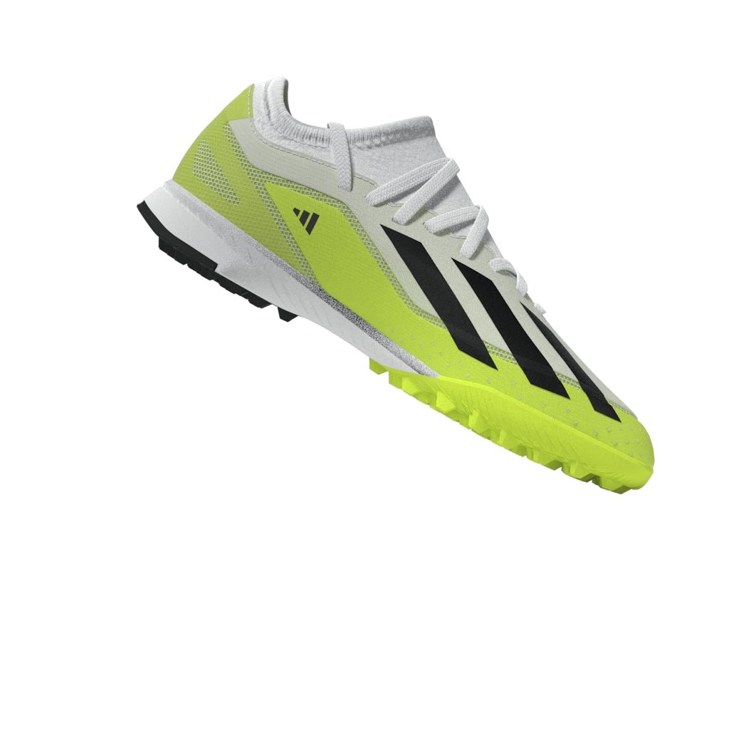 2026 New Arrival adidas X Crazyfast.3 TF Junior Turf Soccer Cleats - White/Black wholesalehk.shop