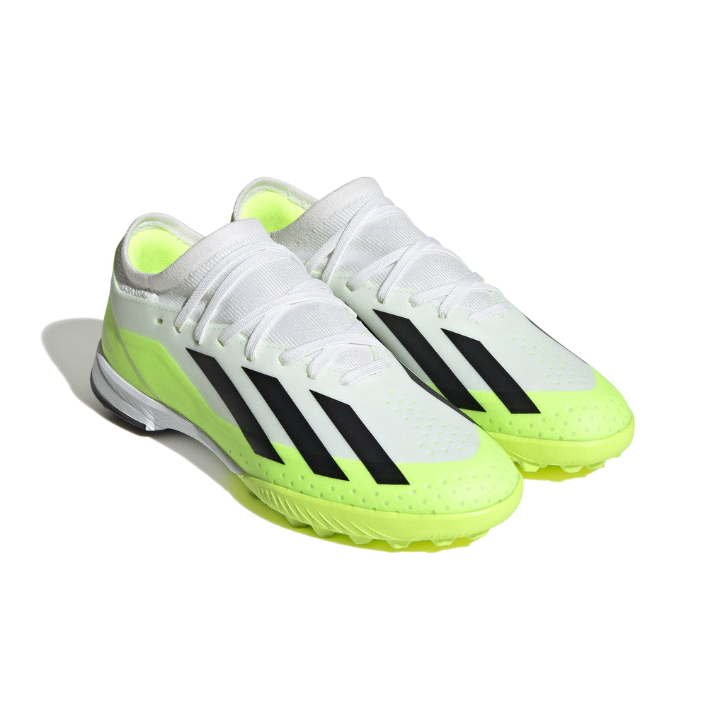 2026 New Arrival adidas X Crazyfast.3 TF Junior Turf Soccer Cleats - White/Black wholesalehk.shop