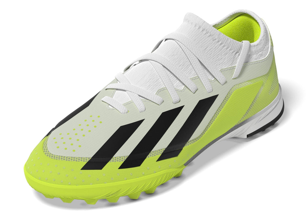 2026 New Arrival adidas X Crazyfast.3 TF Junior Turf Soccer Cleats - White/Black wholesalehk.shop