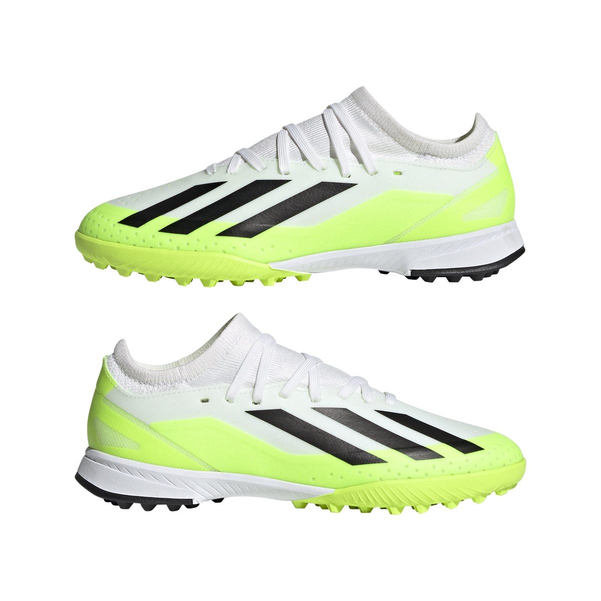 2026 New Arrival adidas X Crazyfast.3 TF Junior Turf Soccer Cleats - White/Black wholesalehk.shop