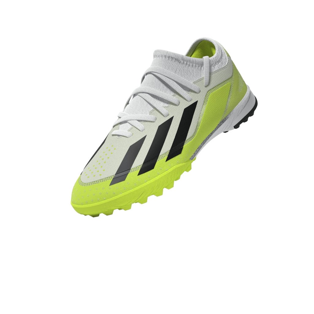 2026 New Arrival adidas X Crazyfast.3 TF Junior Turf Soccer Cleats - White/Black wholesalehk.shop