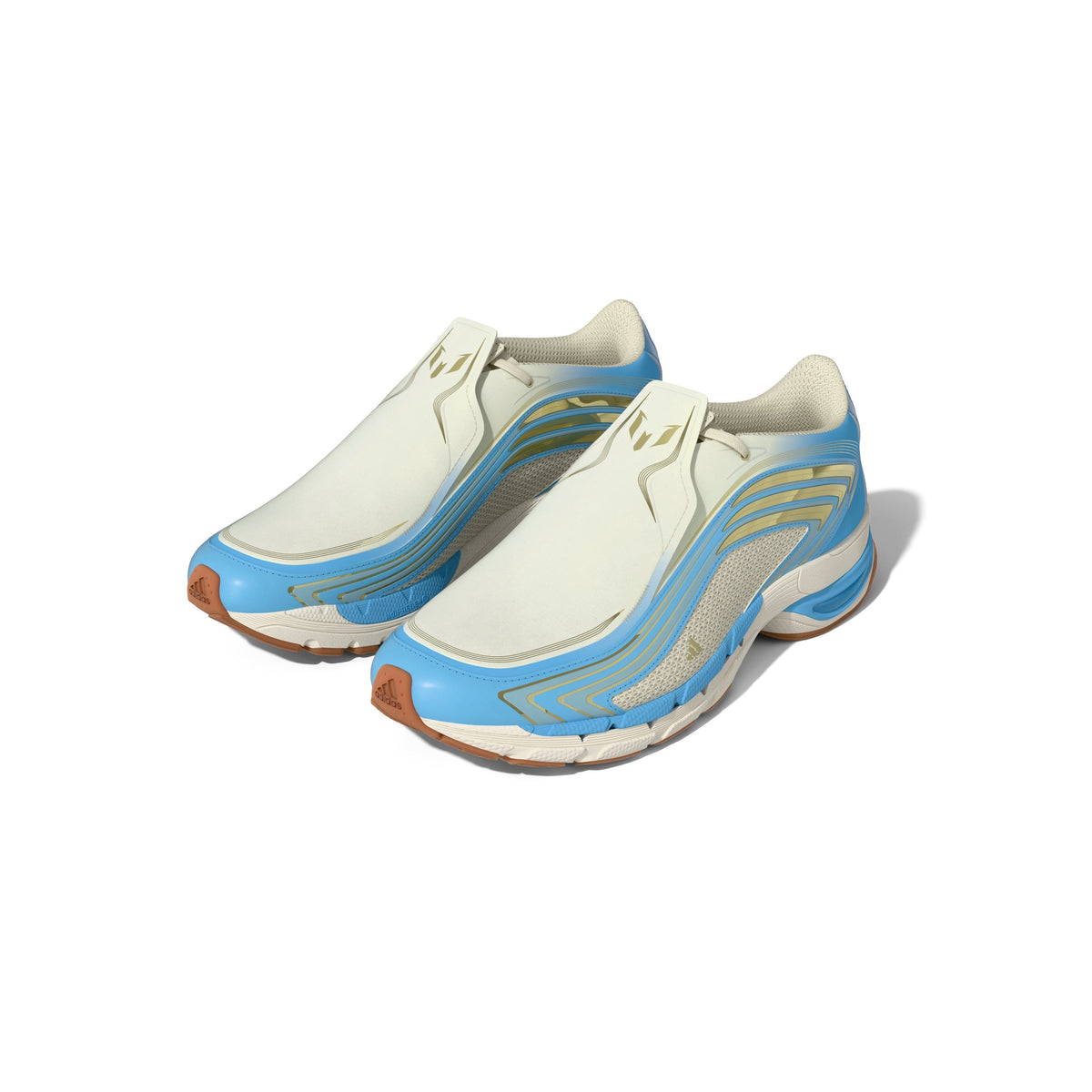 2026 New Arrival adidas Adistar Messi Soccer Shoes - Ivory/Blue wholesalehk.shop