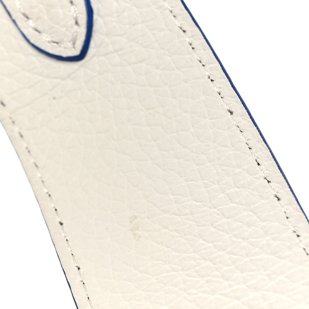 Taurillon Capucines BB White Blue £¨ Direct shipment via from wholesalehk.shop