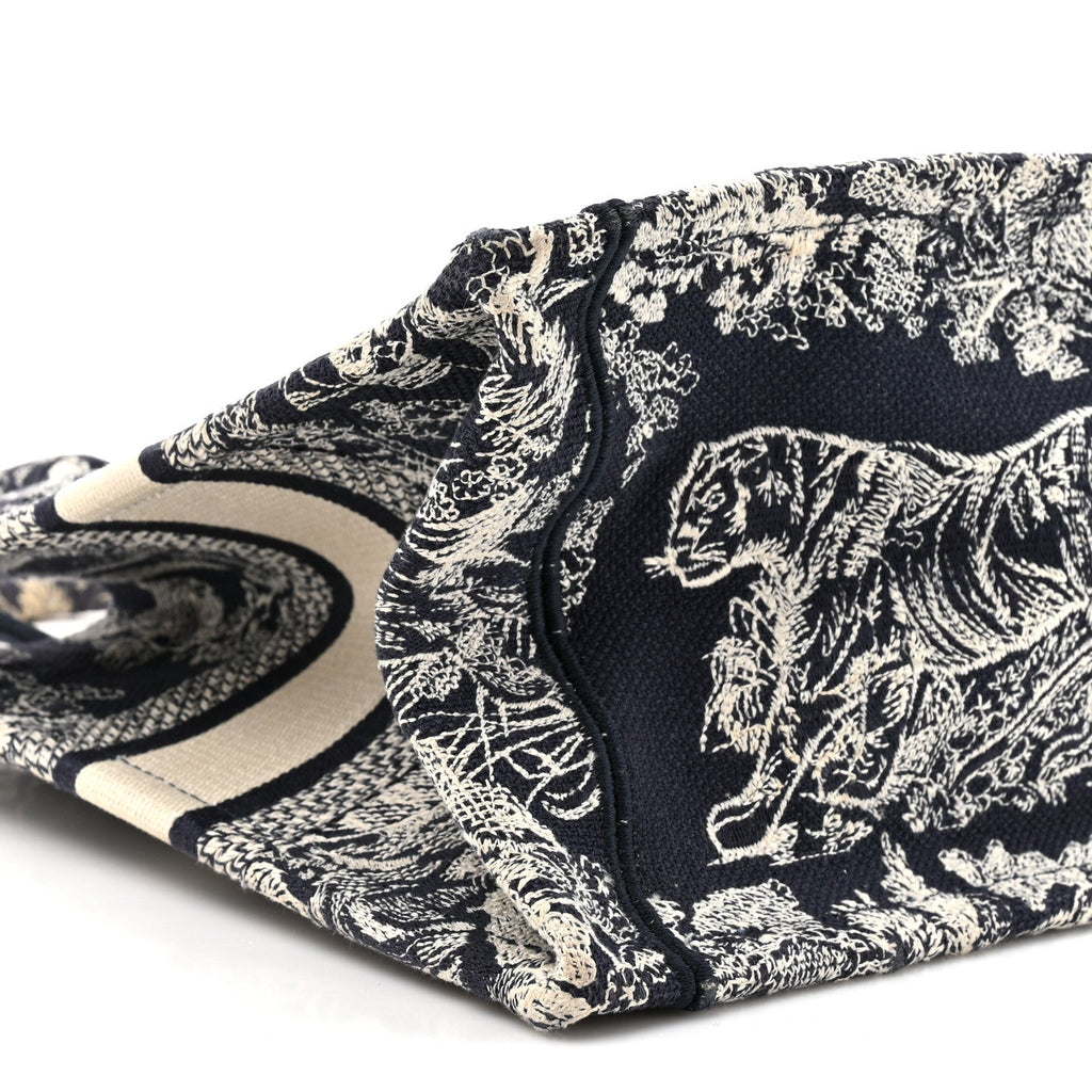 Calfskin Dioriviera Toile De Jouy Small Book Tote With Strap Blue Multicolor £¨ Direct shipment via from wholesalehk.shop