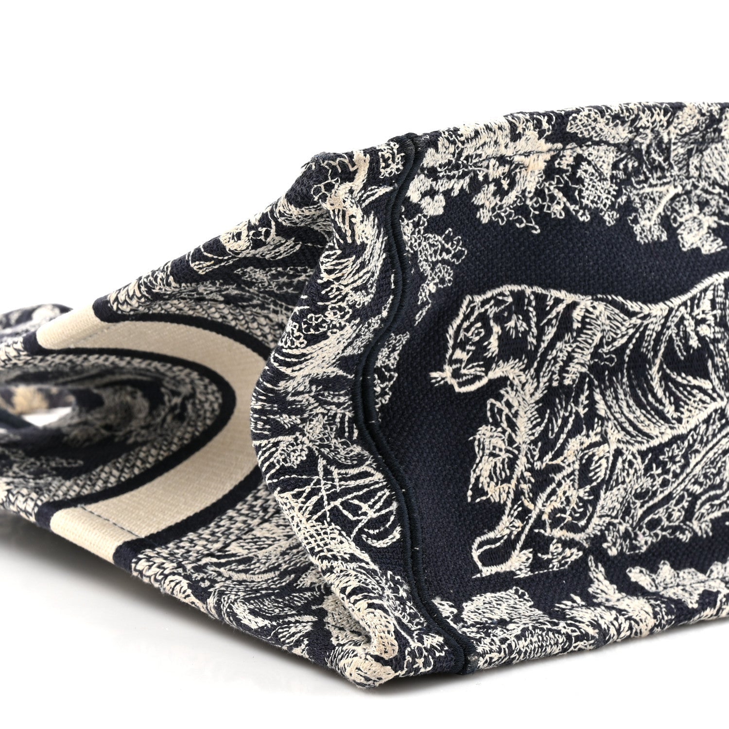 Calfskin Dioriviera Toile De Jouy Small Book Tote With Strap Blue Multicolor £¨ Direct shipment via from wholesalehk.shop