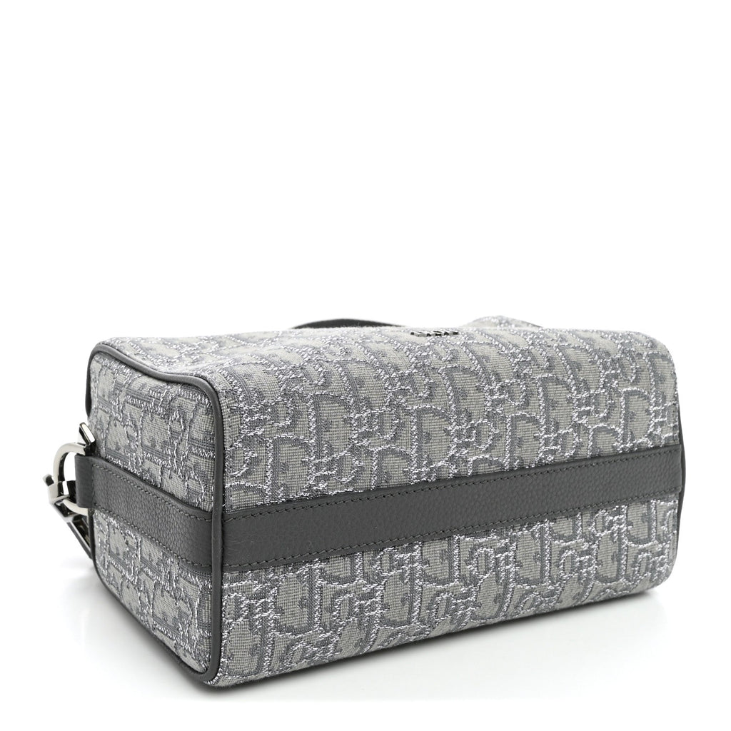 Oblique Jacquard Lingot 22 Bag Silver wholesalehk.shop