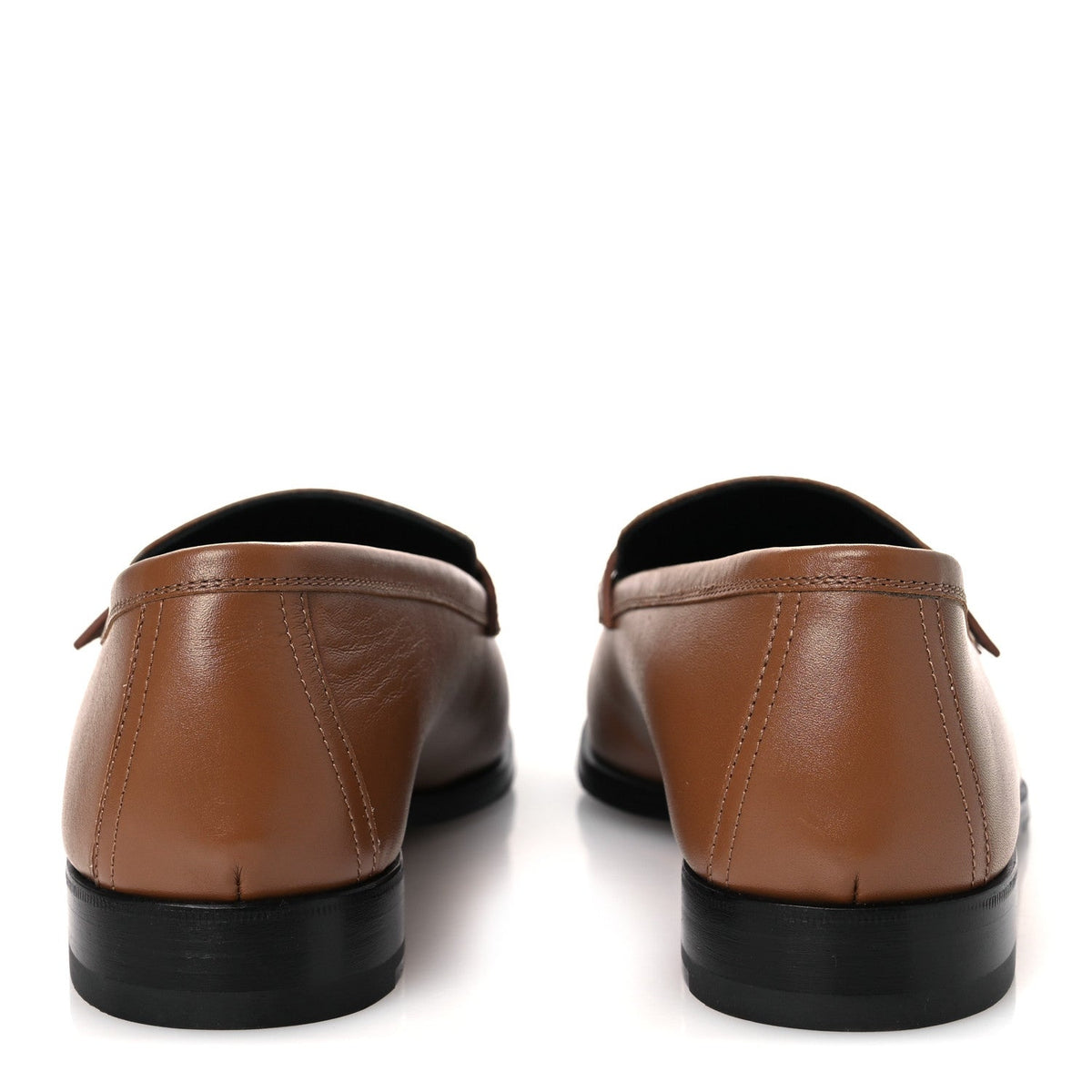 Calfskin Mens Monterey Loafers 41.5 Marron Teck wholesalehk.shop