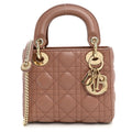 Lambskin Cannage Mini Lady Dior Fard wholesalehk.shop