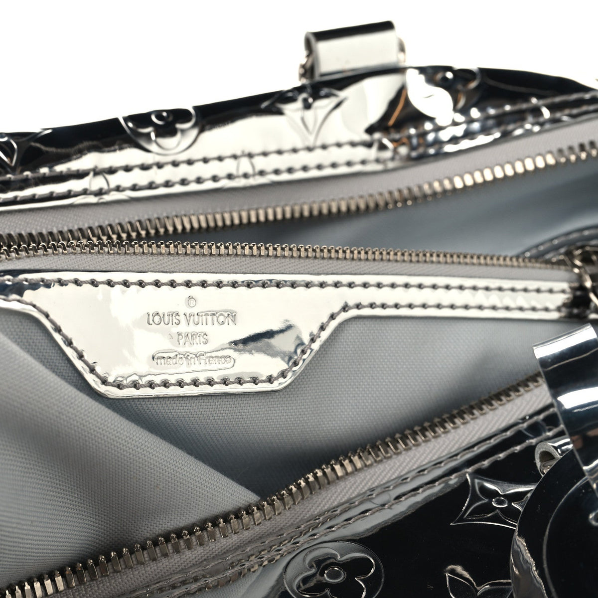 Monogram Mirror Keepall Bandouliere 45 Silver wholesalehk.shop
