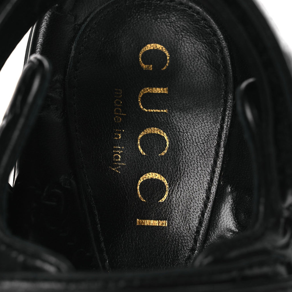 Guccissima GG Embossed Womens Sandals 37 Black £¨ Direct shipment via from wholesalehk.shop