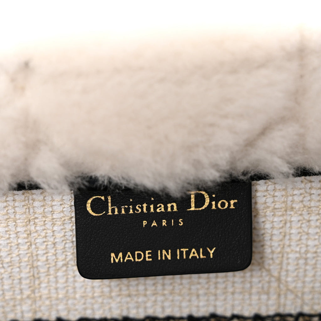 Shearling Cannage Small Book Tote Ecru Blue £¨ Direct shipment via from wholesalehk.shop