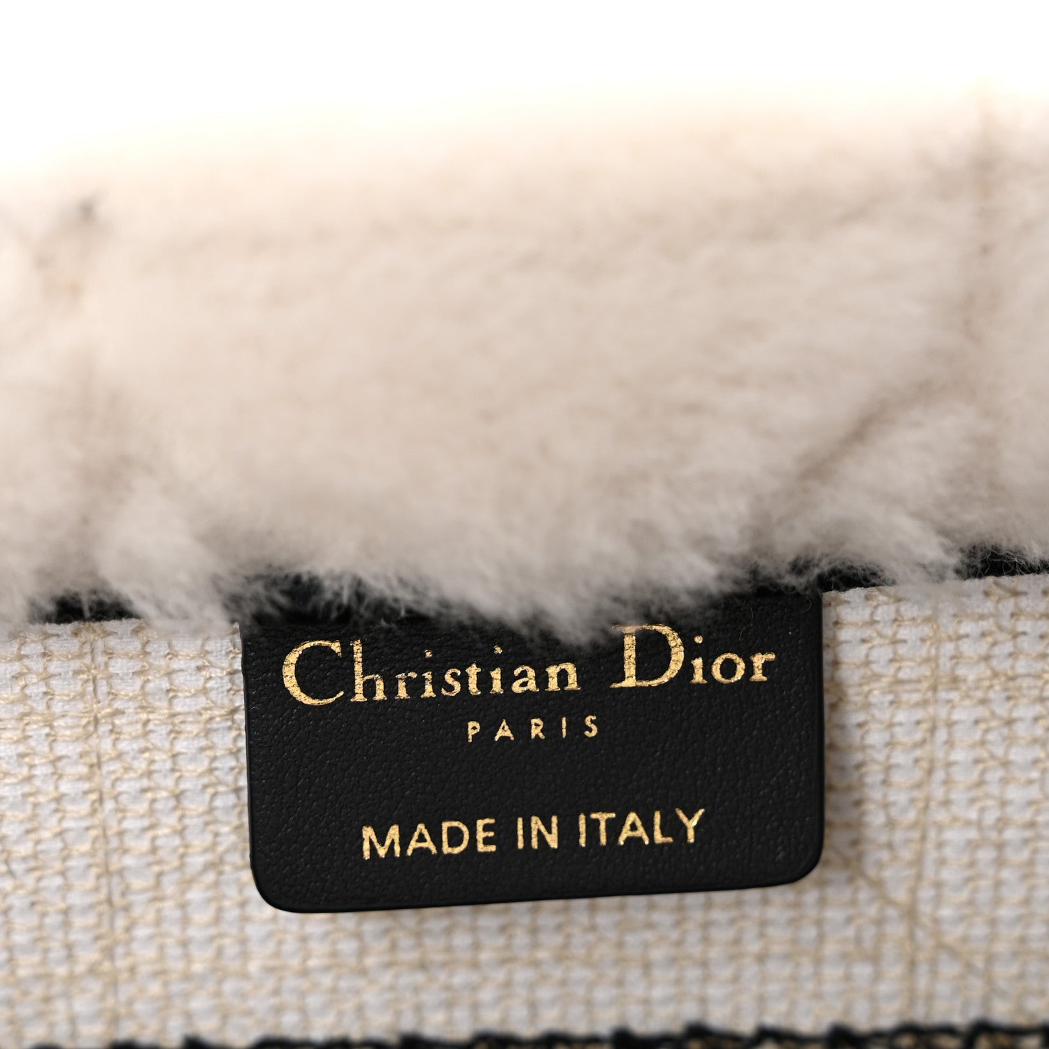 Shearling Cannage Small Book Tote Ecru Blue £¨ Direct shipment via from wholesalehk.shop