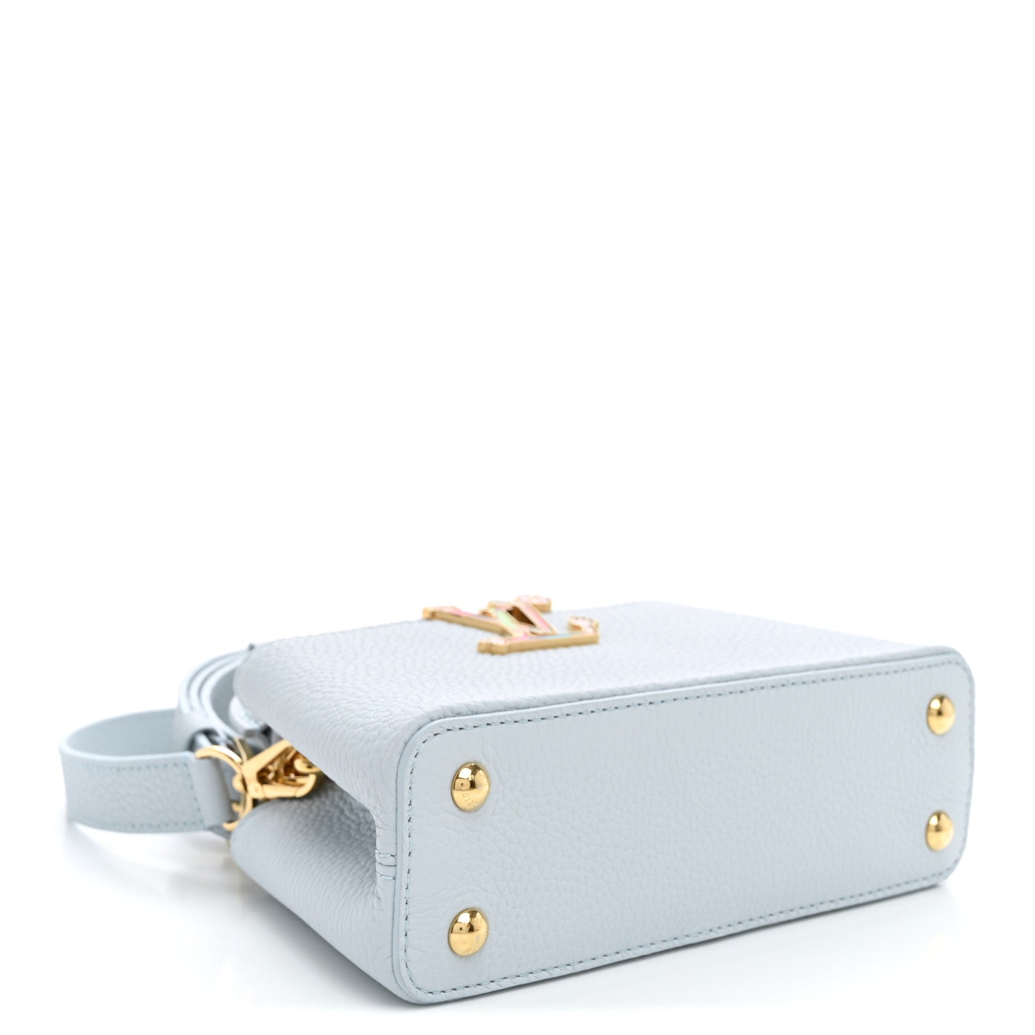LV X TM Taurillon Capucines East West Mini Olympe Blue £¨ Direct shipment via from wholesalehk.shop