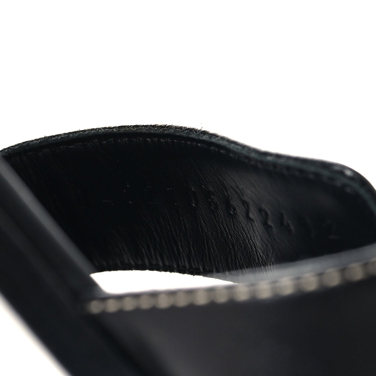 Box Calfskin Oran Sandals 37 Black wholesalehk.shop