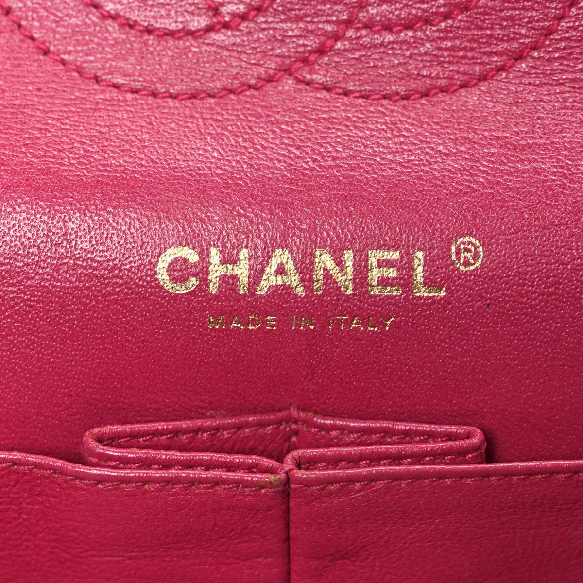 Tweed Quilted Medium Double Flap Fuchsia wholesalehk.shop