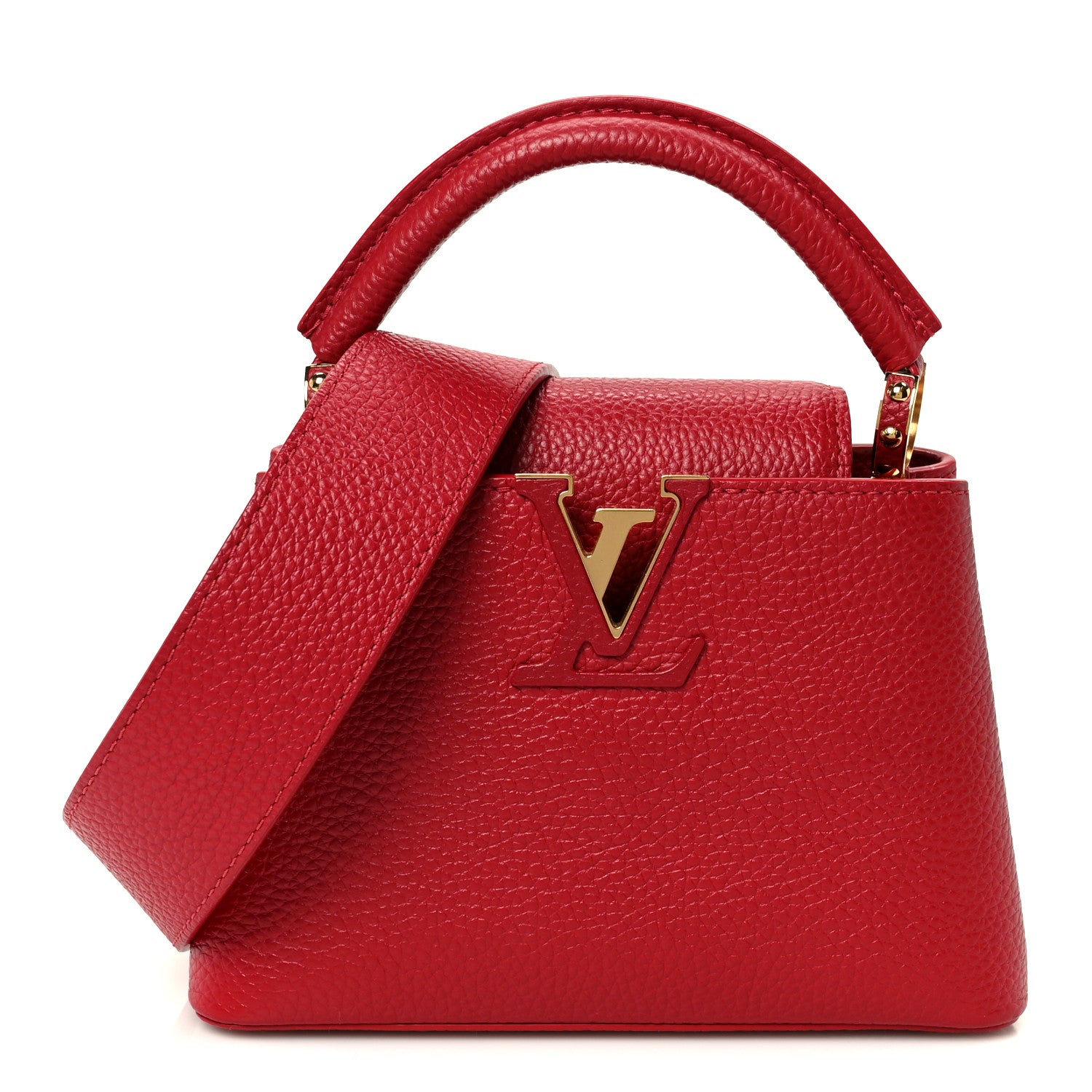Taurillon Mini Capucines Scarlet £¨ Direct shipment via from wholesalehk.shop