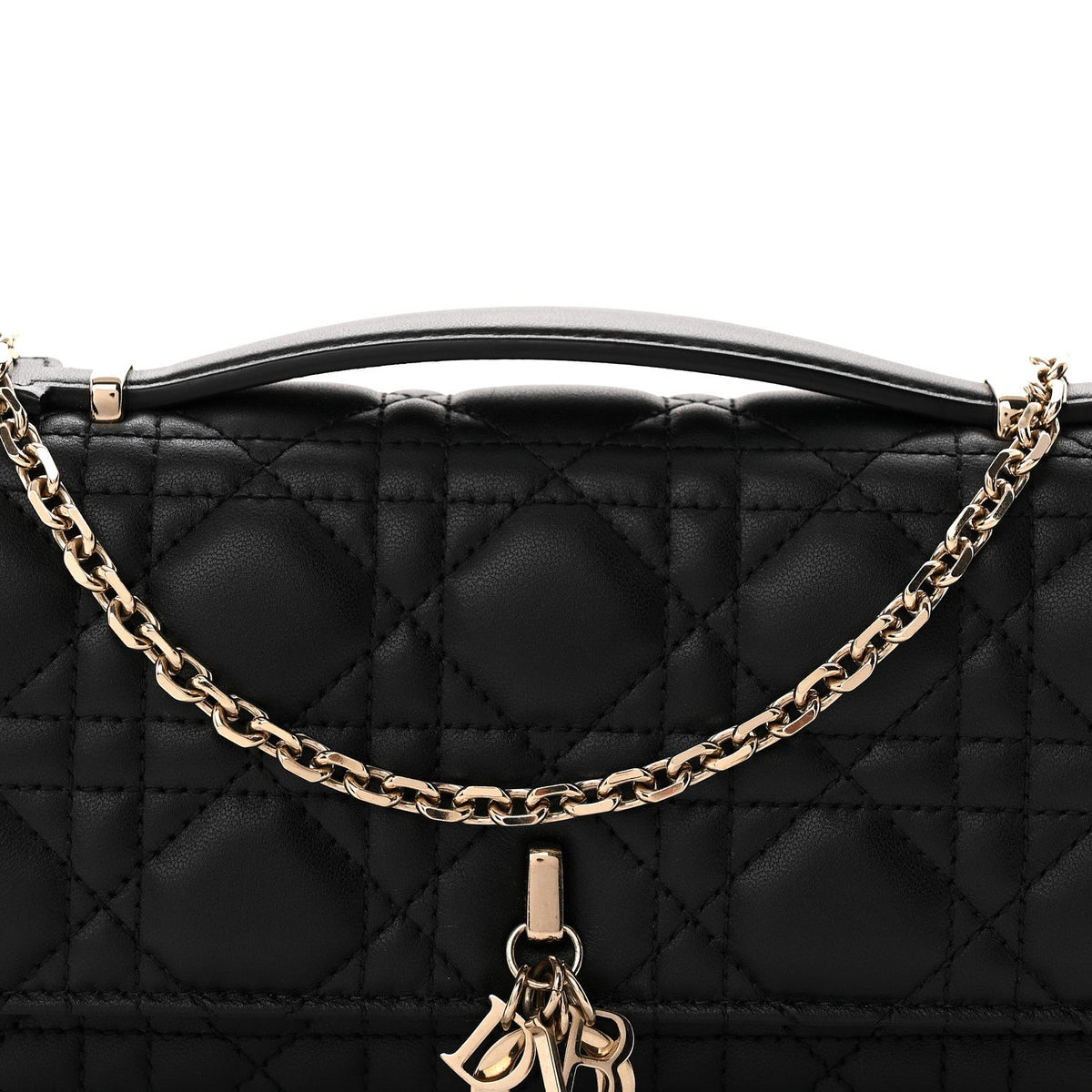Lambskin Cannage Mini My Dior Bag Black wholesalehk.shop